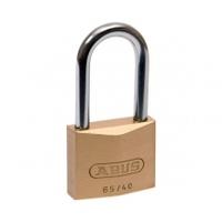 abus padlocks 65 series brass long shackle padlock individually keyed  ...