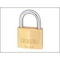 abus 6545 45mm brass padlock keyed 454