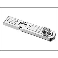 abus 100100 100mm dg hinged hasp staple carded