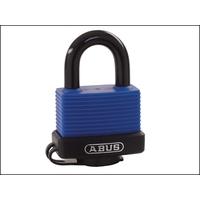 abus 70ib50 50mm brass marine padlock stainless shackle keyed 6401