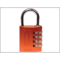 Abus 145/40 40mm Aluminium Combination Padlock Orange 49527