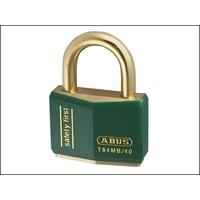 Abus T84MB/40 40mm Green Safety First Rustproof Padlock