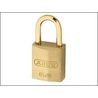 Abus 65MB/15 15mm Brass Padlock & Shackle Keyed