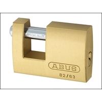 Abus 82/63 63mm Monoblock Brass Shutter Padlock Carded