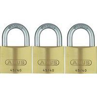 ABUS ABVS11825 Brass Padlock, 60mm, Set of 3pcs