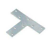 abru silver effect steel t bracket