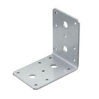 abru silver effect steel angle bracket