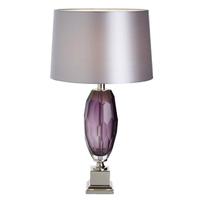 Abril Purple Glass Table Lamp