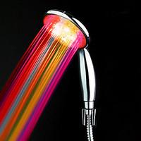 abs water powered color changing led hand shower