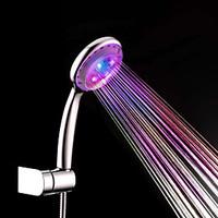 abs led color changing hand shower