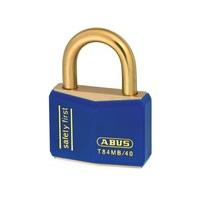 Abus T84MB/40 Padlock Blue Keyed Alike 8406