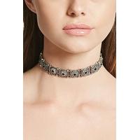 Abstract Medallion Choker