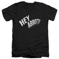 Abbott & Costello - Hey Abbott V-Neck