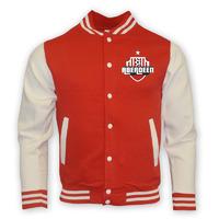 Aberdeen College Baseball Jacket (red) - Kids