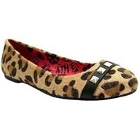 Abbey Dawn mfp ballerina women\'s leopard animal print dolly ballerina pump women\'s Shoes (Pumps / Ballerinas) in brown