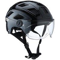 abus hyban helmet with visor 2017 black sm 52 58cm