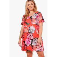 Abbie Floral Shift Dress - multi