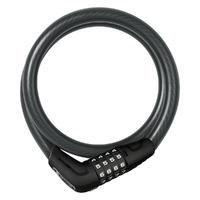 Abus 5412c Numerino 85 Combi Str Scmu Cable Lock - Black