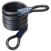 Abus 1850 Coil Cable Single - Black, 185cm