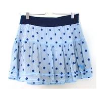 abercrombie fitch size l spotty blue mini skirt