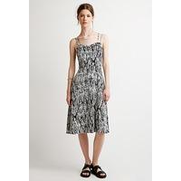 Abstract Ikat Print Dress