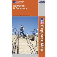 aberdeen banchory os explorer active map sheet number 406