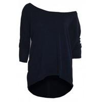 Abbey Off Shoulder Hi Lo Jumper