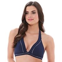 Absolutely Chic Foam Support Triangle Bra - Marine