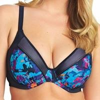 Abstract Multiway Wired Plunge Bikini Top