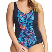 abstract moulded cups swimsuit