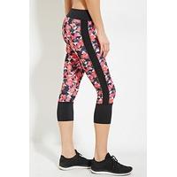 abstract geo print capri leggings