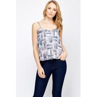 abstract print cami