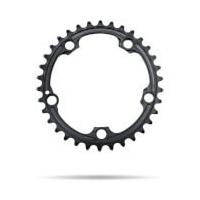 AbsoluteBLACK 110BCD SRAM 5 Bolt Spider Mount Oval Chain Ring (Premium) - Inner Ring - 36T - Black