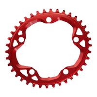 absoluteblack cx 110bcd 5 bolt spider mount oval chain ring 38t red