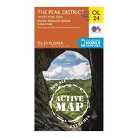 Active Explorer OL 24 The Peak District (White Peak Area) Map