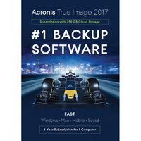 Acronis True Image 1 Computer 1 Year Subscription 250GB Cloud