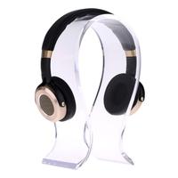 Acrylic U-shape Earphone Holder Headset Stand Headphone Rack