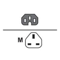 AC POWER CORD (UK) - C15 BS1363 ...
