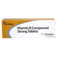 Actavis Vitamin B Compound Strong Tablets - 28 Tablets