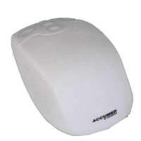 accumed rf wireless mouse nanoarmour sealed mouse white