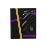 active glamour night look cosmetic palette eye shadow black eye liner  ...