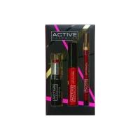 Active Cosmetics Pucker Up Lip Gift Set 28g Lipstick + 7.4ml Lip Gloss + 1.08g Lip Liner