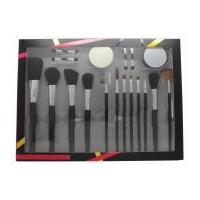 Active Cosmetics Professional Cosmetics Brush Set 4 Applicators + Sponge + Mirror + 12 Brushes