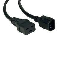 ac power cord c19c14 100 230v15a14awg sjt 4 ft