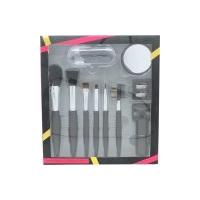 Active Cosmetics Prestige Luxe Brush Gift Set 6 Brushes + Mirror + Eye Lash Curler + 5 Applicators + Sharpener