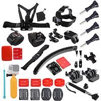 Accessory Kit For Gopro Multi-function Foldable Adjustable All in One ForXiaomi Camera Gopro 5 Gopro 4 Session Gopro 4 Silver Gopro 4