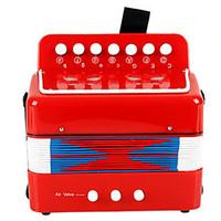 Accordion Music Toy Plastic Red / Green / Blue / Rose