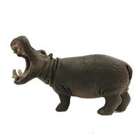 Action Toy Figures Model Building Toy Hippo Plastic