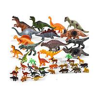 Action Figures Stuffed Animals Display Model Model Building Toy Toys Novelty Dinosaur Plastic Rainbow For Boys