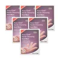 Accu-Chek Sterile Cleansing Hand Wipes - 60 Wipes